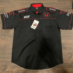 MENS LARGE HONDA SHOP SPONSOR SHIRT